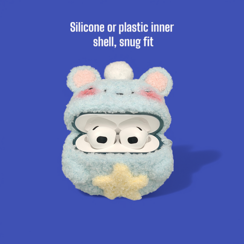 Mouse Plush AirPods Case