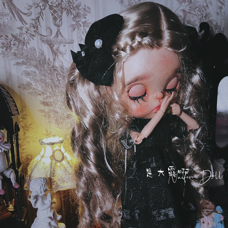 Exquisite Black BLYTHE Doll Outfit - Elegant, Durable & Versatile for Collectors & Displays - Image 4