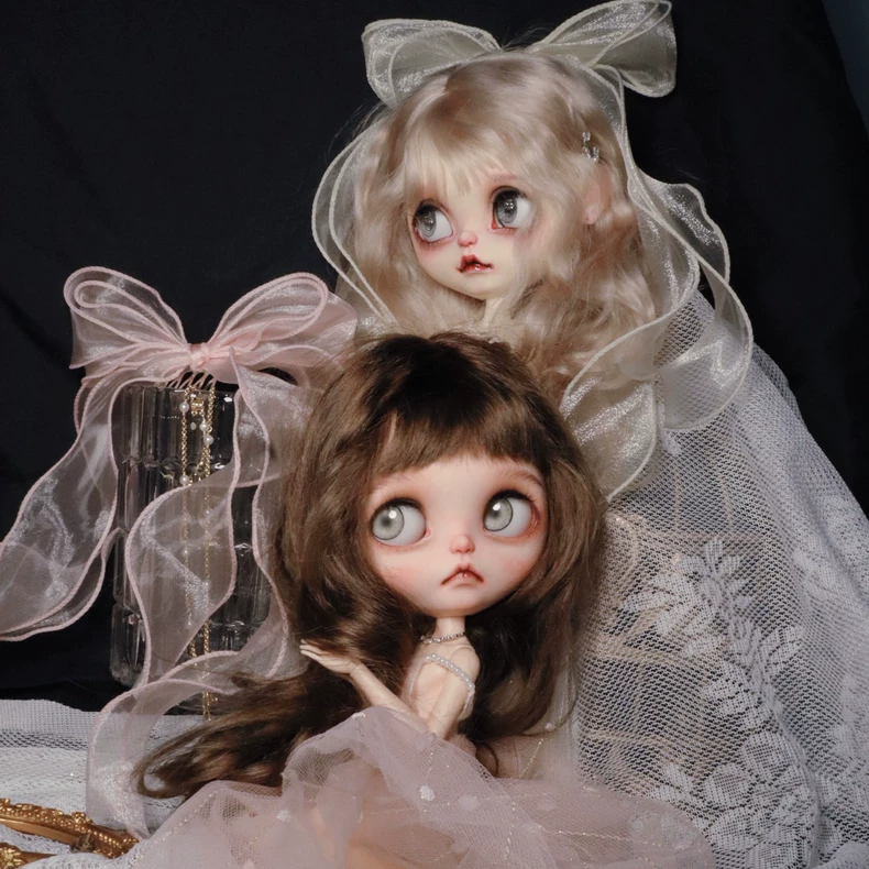 Exquisite BLYTHE Doll Outfit: Elegant Tulle Dress with Graceful Silhouette, Delicate Embroidery & Harmonious Colors for Collectors - Image 6