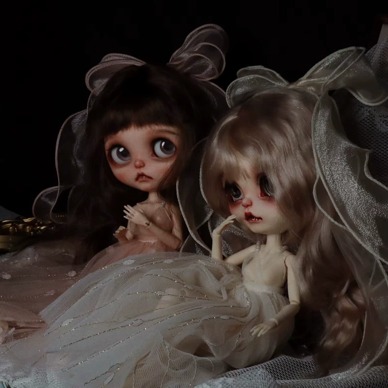 Exquisite BLYTHE Doll Outfit: Elegant Tulle Dress with Graceful Silhouette, Delicate Embroidery & Harmonious Colors for Collectors - Image 9