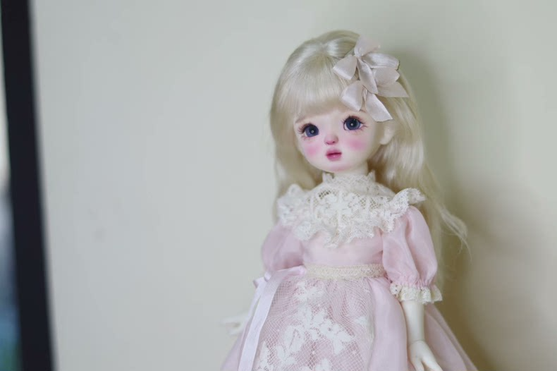 Elegant Whimsical Pastel Lace Blythe Doll Dress Set with Accessories - Image 7