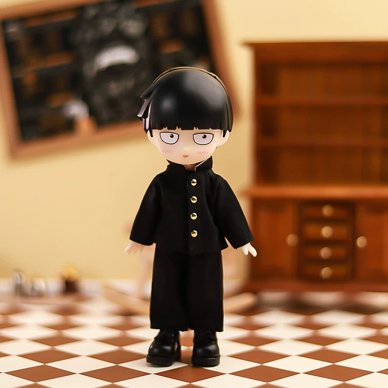 Premium OB11 Doll School Uniform Set: Timeless Black & Gold Outfit for Collectors - Image 3