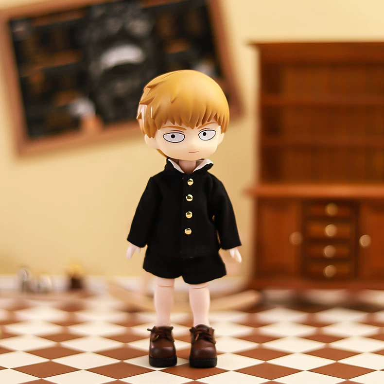 Premium OB11 Doll School Uniform Set: Timeless Black & Gold Outfit for Collectors - Image 4