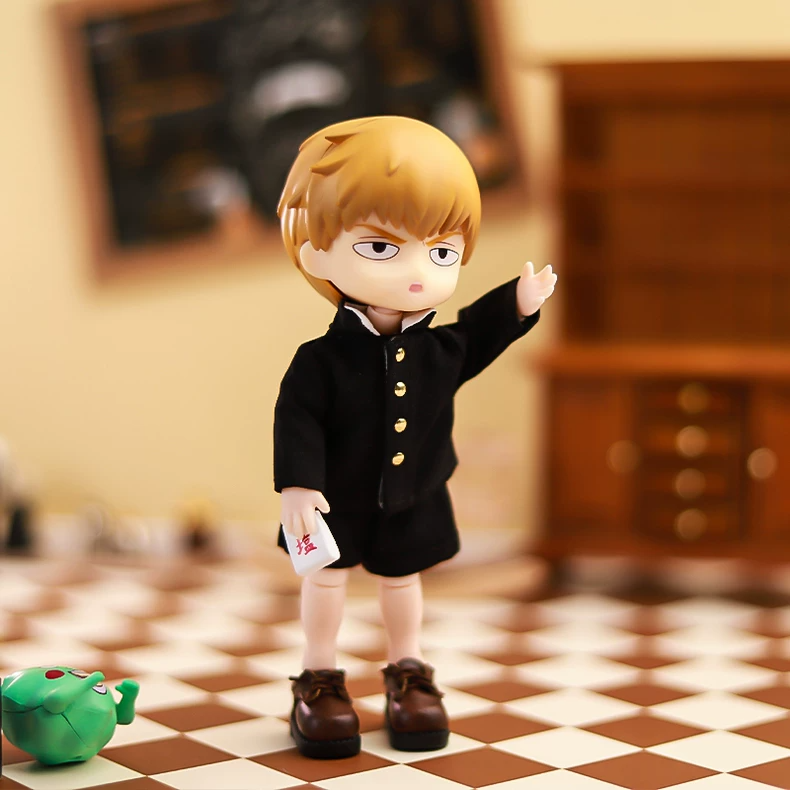 Premium OB11 Doll School Uniform Set: Timeless Black & Gold Outfit for Collectors - Image 7