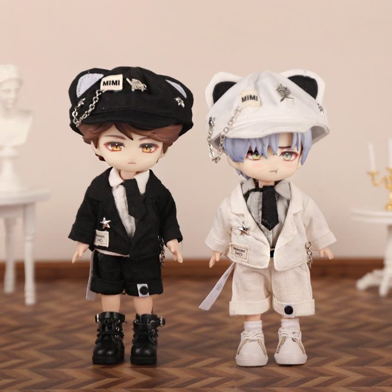 Elegant Gentleman Cat Suit Outfit for OB11 Doll – Premium Collector’s Fashion Set - Image 2