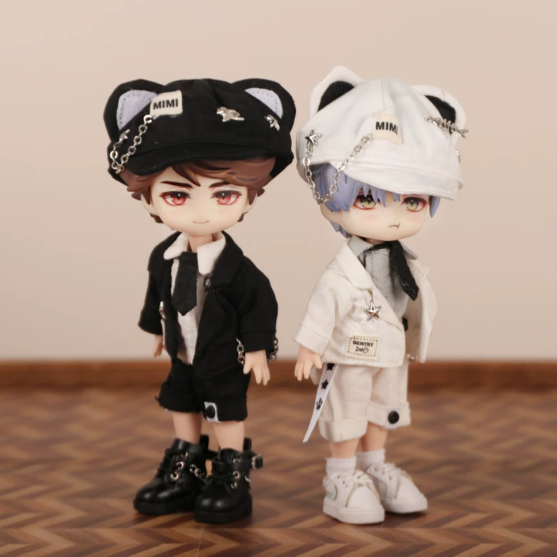 Elegant Gentleman Cat Suit Outfit for OB11 Doll – Premium Collector’s Fashion Set - Image 3