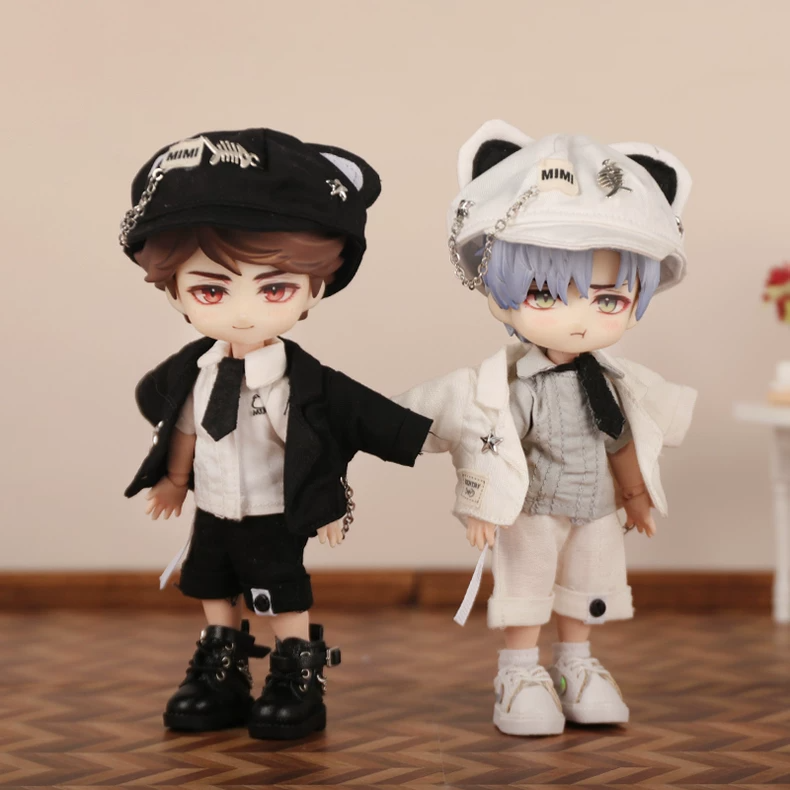 Elegant Gentleman Cat Suit Outfit for OB11 Doll – Premium Collector’s Fashion Set - Image 4