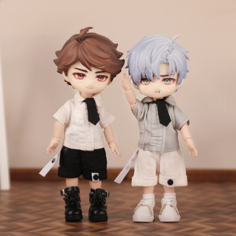 Elegant Gentleman Cat Suit Outfit for OB11 Doll – Premium Collector’s Fashion Set - Image 5