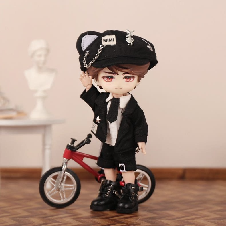 Elegant Gentleman Cat Suit Outfit for OB11 Doll – Premium Collector’s Fashion Set - Image 6