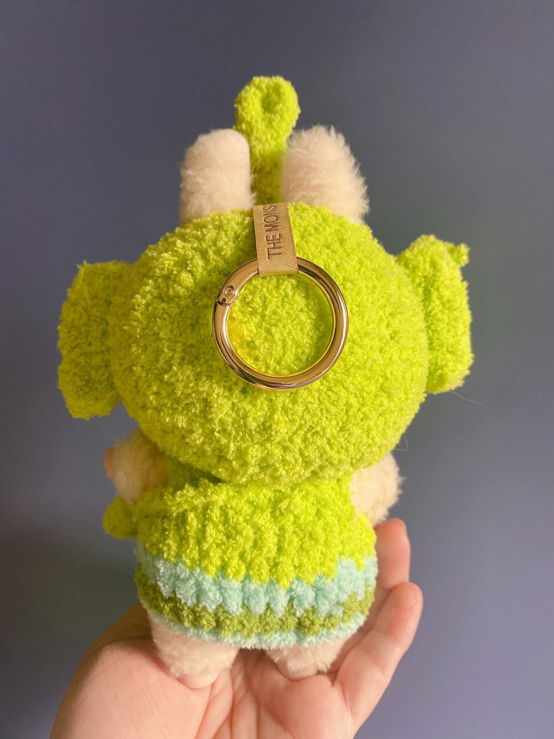 Whimsical Labubu Doll Outfit – Vibrant Green & White Customizable Plush Set for POP MART Fans - Image 7