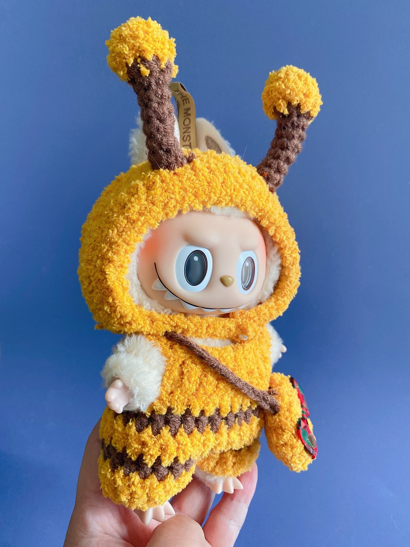 Adorable Labubu Bee Plush Outfit – Handcrafted, Vibrant & Snug Fit for Collectors - Image 2