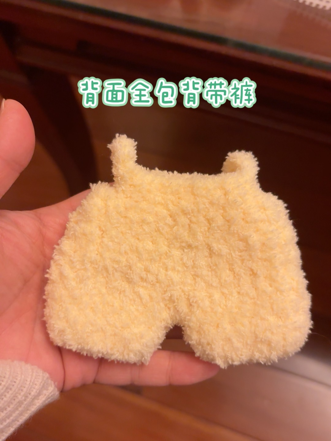 Cozy LABUBU Plush Outfit – Vibrant Hat & Bodysuit for Collectible Dolls - Image 3