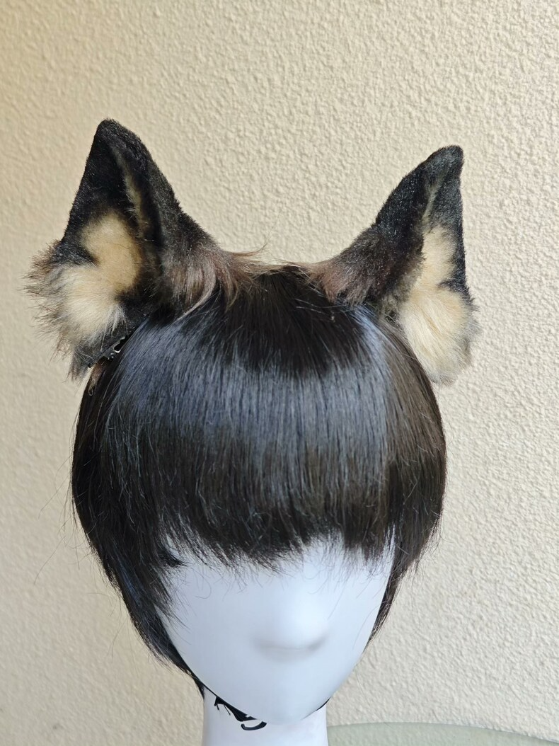 Handmade German Shepherd Ears – Realistic Cosplay Fur - Image 3