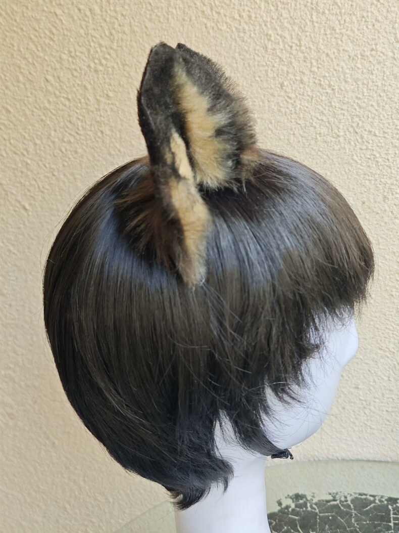 Handmade German Shepherd Ears – Realistic Cosplay Fur - Image 4