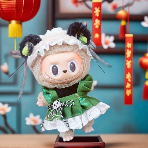 Adorable Panda Labubu Doll Outfit – Soft Plush & Cotton, Adjustable & Durable - Image 5