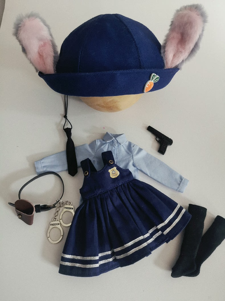 Charming Police-Themed BLYTHE Doll Outfit – High-Quality & Detailed Collectible Ensemble - Image 3