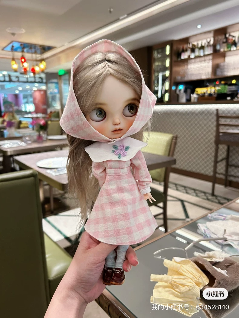 Vintage-Inspired BLYTHE Doll Outfit: Retro Charm, Premium Craftsmanship, & Playful Elegance - Image 5
