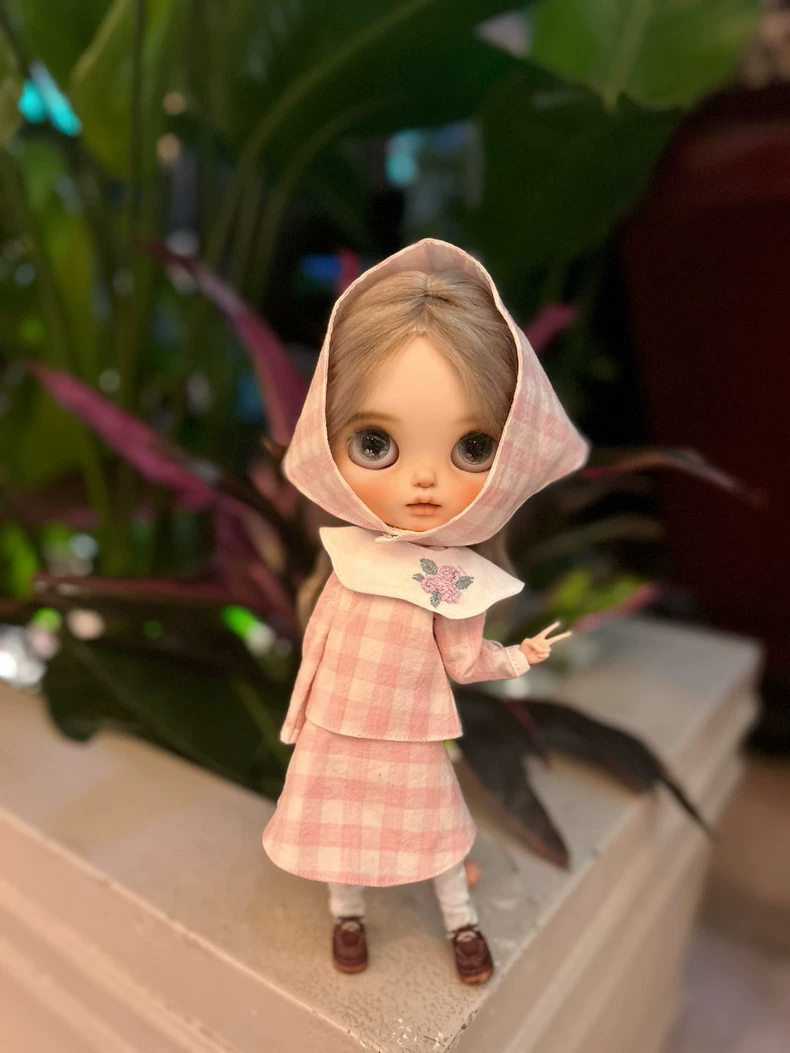 Vintage-Inspired BLYTHE Doll Outfit: Retro Charm, Premium Craftsmanship, & Playful Elegance - Image 6