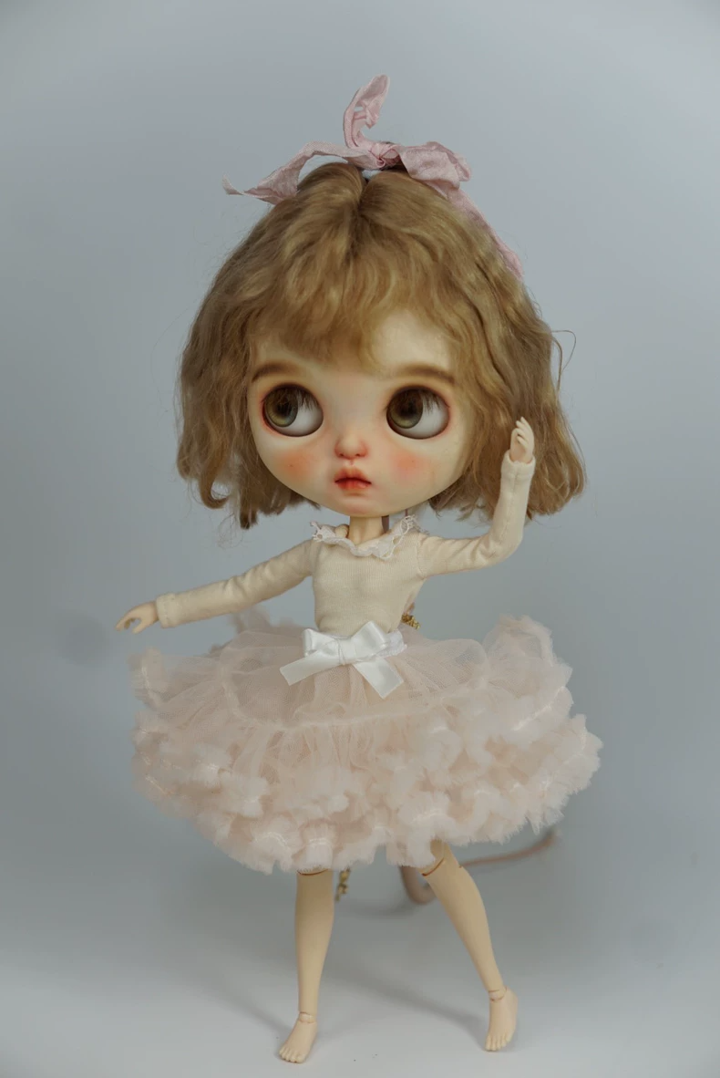 BLYTHE Doll Tutu Skirt Set: 4 Colors + Black, Cardigan & Diaper Suit, Premium Outfit - Image 4