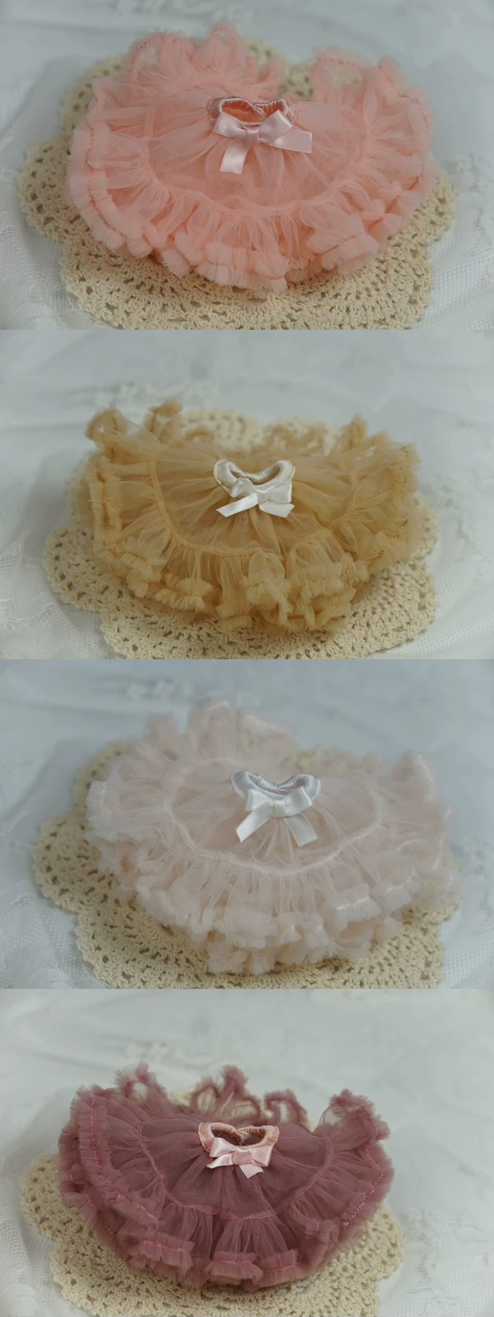 BLYTHE Doll Tutu Skirt Set: 4 Colors + Black, Cardigan & Diaper Suit, Premium Outfit - Image 6