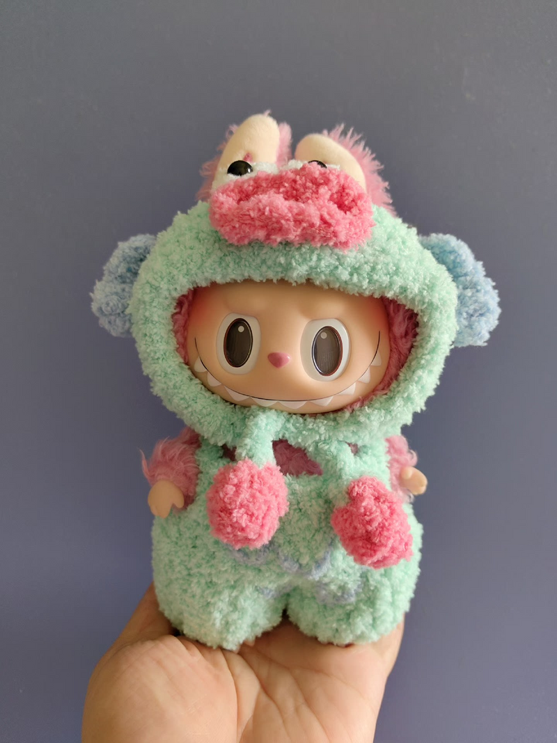 Whimsical LABUBU Bunny Hoodie Outfit – Plush, Vibrant & Collectible - Image 3