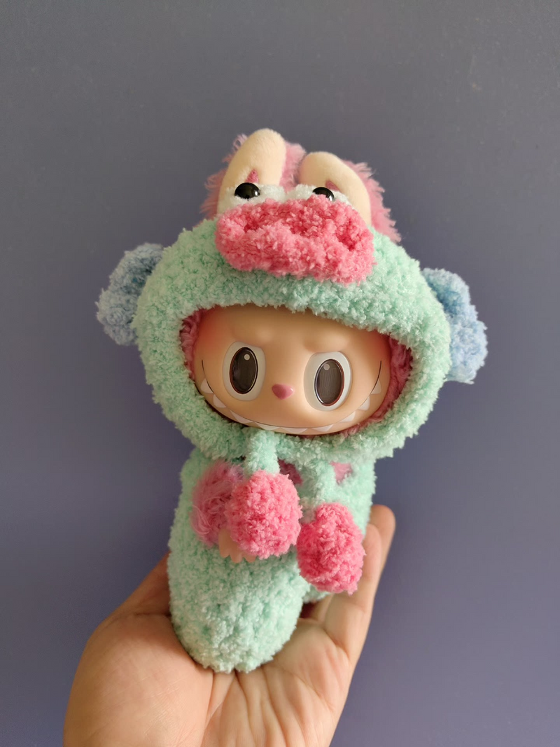 Whimsical LABUBU Bunny Hoodie Outfit – Plush, Vibrant & Collectible - Image 5