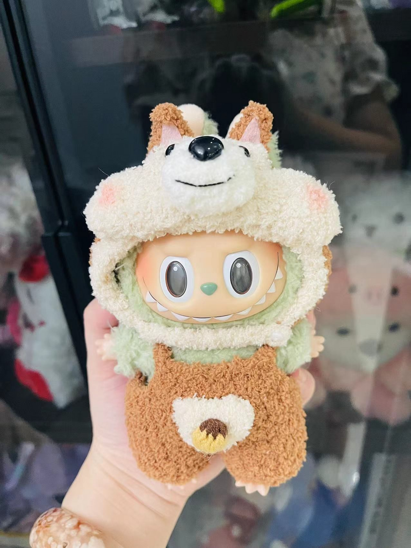 Adorable Squirrel Outfit for Labubu Doll – Soft Plush Costume, Perfect Fit & Whimsical Design! - Image 1
