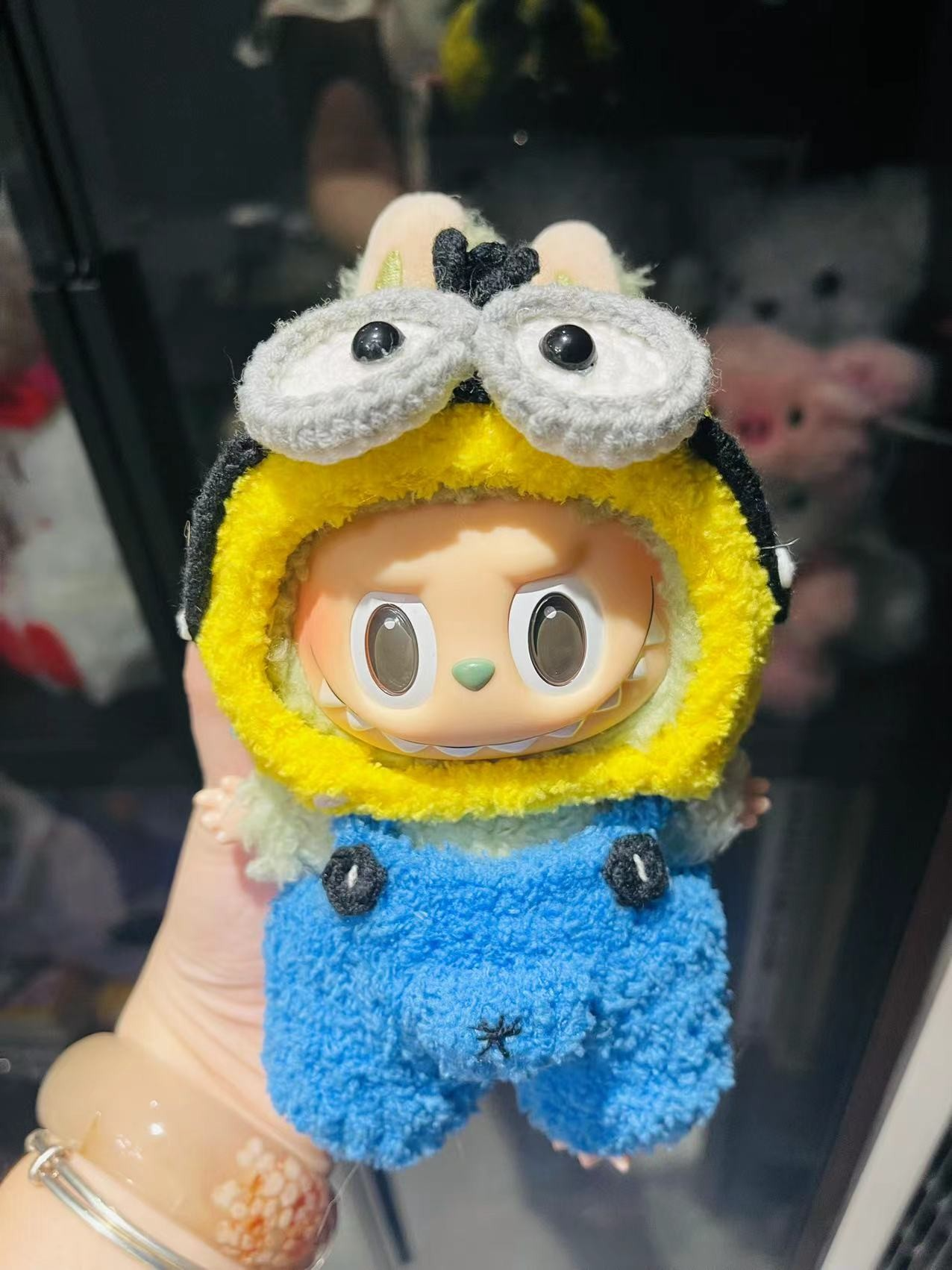 Whimsical Minion-Inspired Labubu Doll Outfit – Vibrant, Durable & Collectible - Image 1