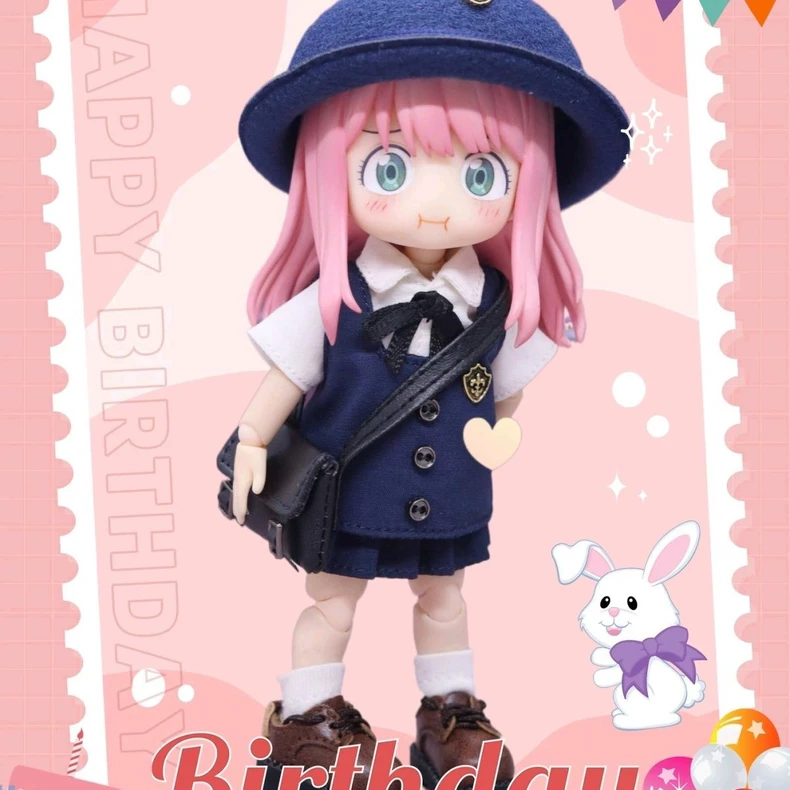 Charming OB11 Doll Outfit: Japanese Kindergarten Uniform with Beret & Vest for BJD & GSC Molly - Image 7