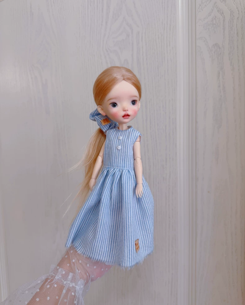 Handmade Blythe Doll Dresses: Retro Custom Outfits for OB22 & OB24 – Premium Cotton, Vibrant Styles! - Image 7