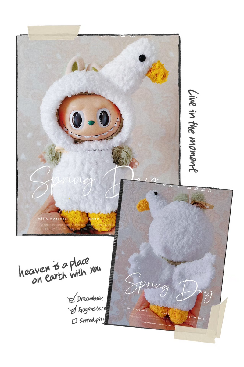 Adorable Labubu Goose Plush Costume – Soft, Handcrafted, & Perfect for Collectors! - Image 6