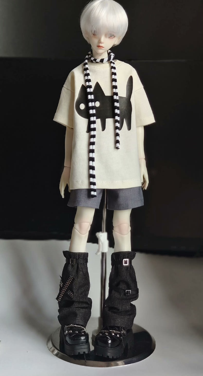 Adorable Cat-Themed BJD 1/4 Outfit: Stylish, Comfortable & High-Quality Doll Clothes for Collectors - Image 3