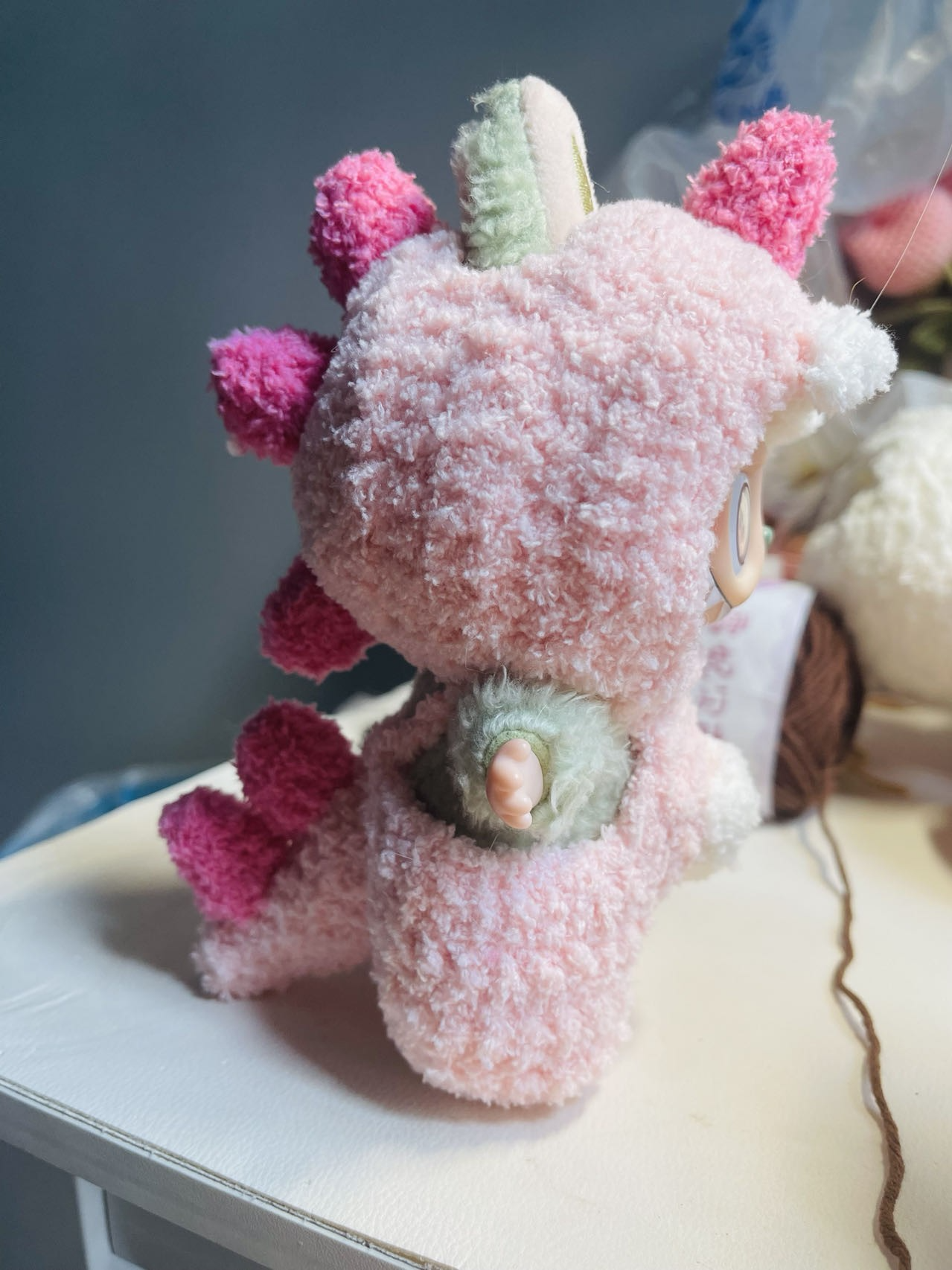 Adorable Dinosaur Outfits for Labubu Dolls – Vibrant, Plush & Interactive Playwear - Image 3