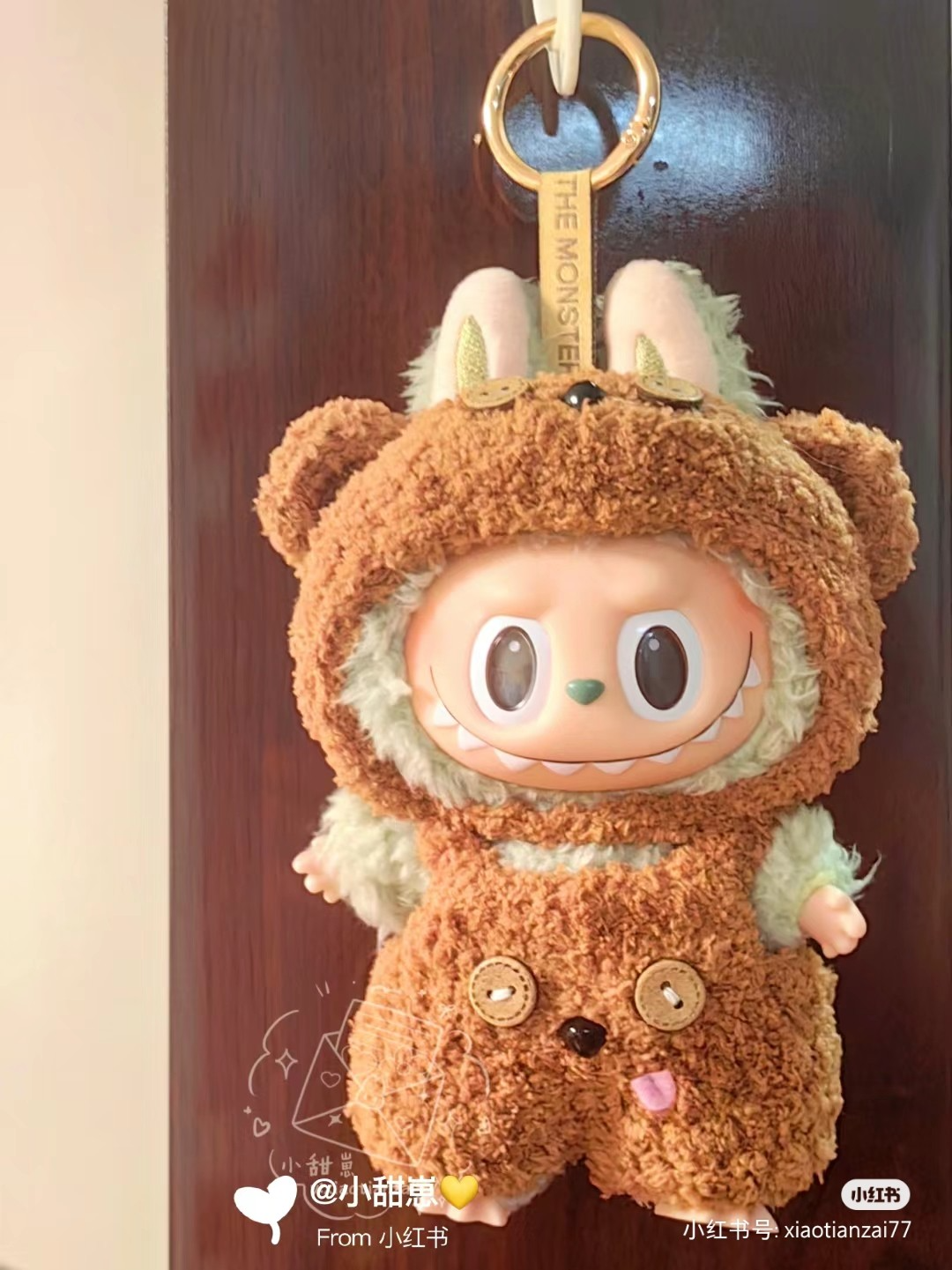 Whimsical Labubu Bear Outfit – Plush, Playful & Collectible Doll Attire - Image 1