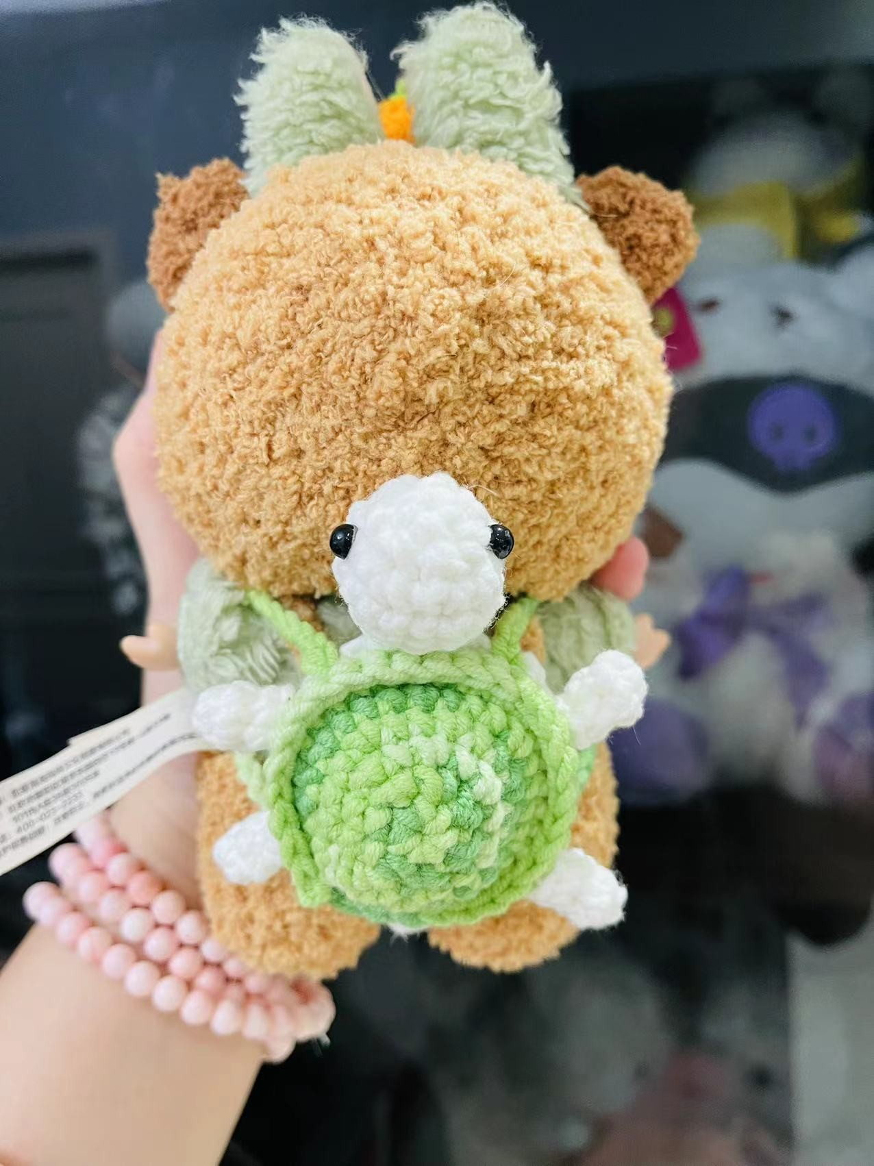 Adorable Labubu Doll Outfit with Plush Turtle Backpack – Premium, Detachable & Durable Playtime Fun - Image 2