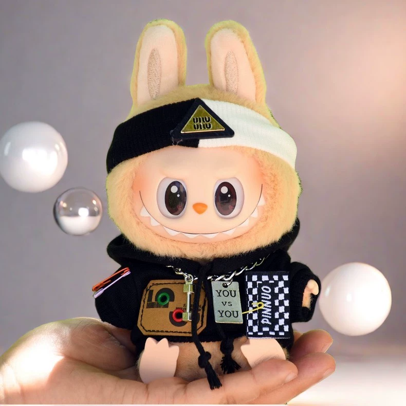 Stylish LABUBU Plush Outfit: Vibrant, Durable & Collectible Doll Ensemble - Image 1