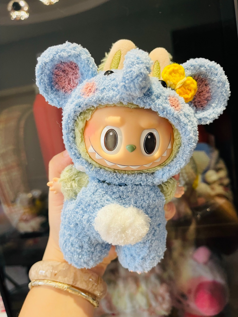 Whimsical Labubu Elephant Outfit – Adorable Plush Doll Costume for Play & Collectors - Image 1