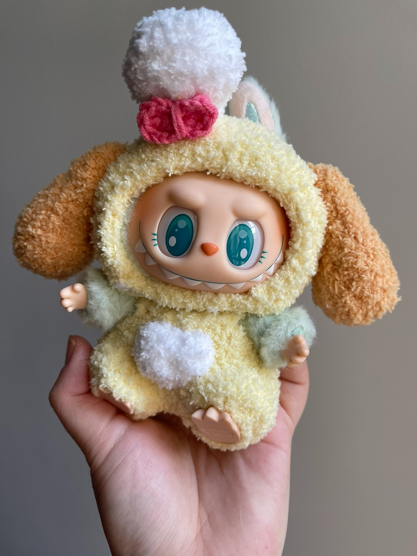 Adorable Labubu Chef Outfit – Disney-Inspired Doll Costume with Pom-Pom Hat - Image 1
