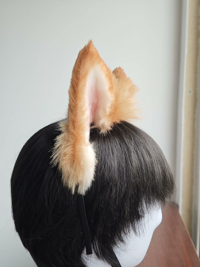 Cute Faux Fur Dog Ears Clip-Ons for Cosplay & Costume - Image 4