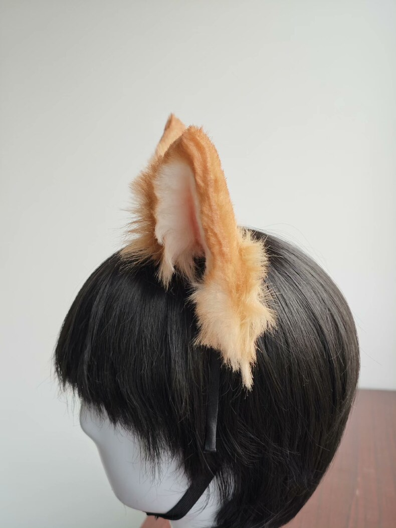 Cute Faux Fur Dog Ears Clip-Ons for Cosplay & Costume - Image 6