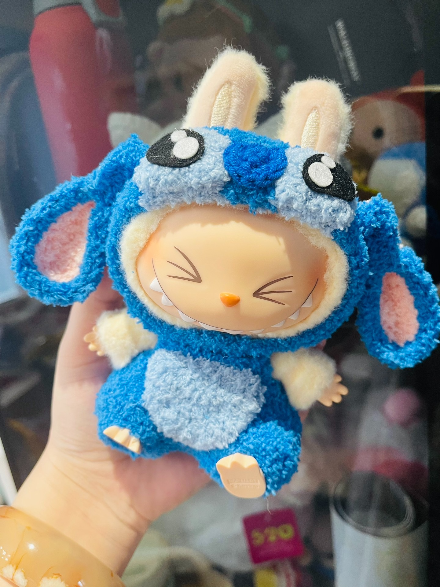 Adorable Labubu Doll in Plush Stitch Outfit – Playful, Collectible & Perfect for Creative Fun! - Image 1