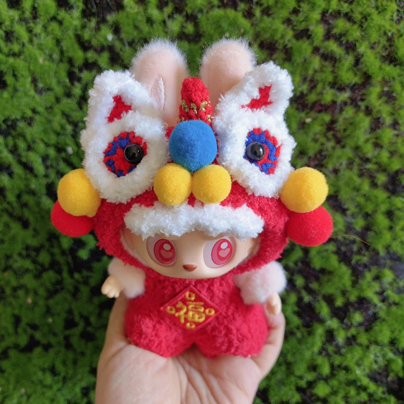 Exclusive Labubu's Ltd. 醒狮 Plush Outfit – Festive, Durable & Collectible by POP MART - Image 2