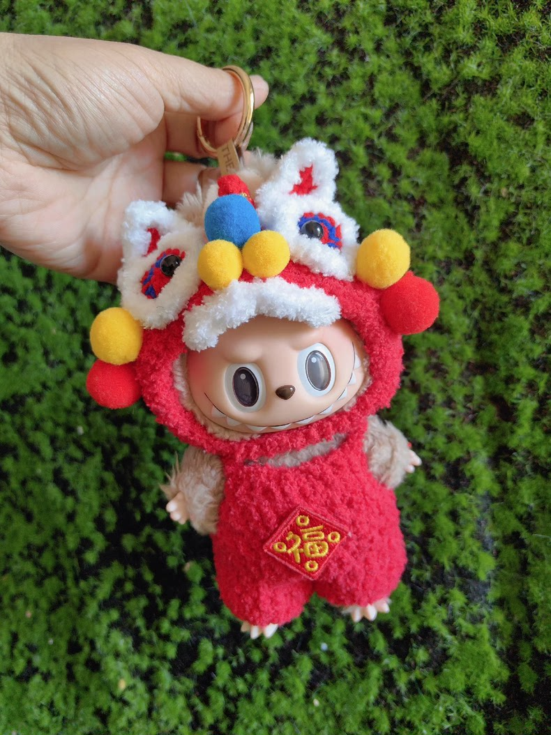 Exclusive Labubu's Ltd. 醒狮 Plush Outfit – Festive, Durable & Collectible by POP MART - Image 4