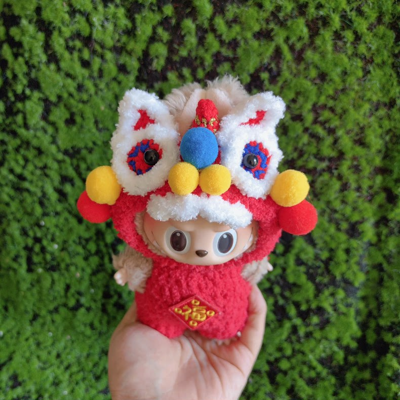 Exclusive Labubu's Ltd. 醒狮 Plush Outfit – Festive, Durable & Collectible by POP MART - Image 6