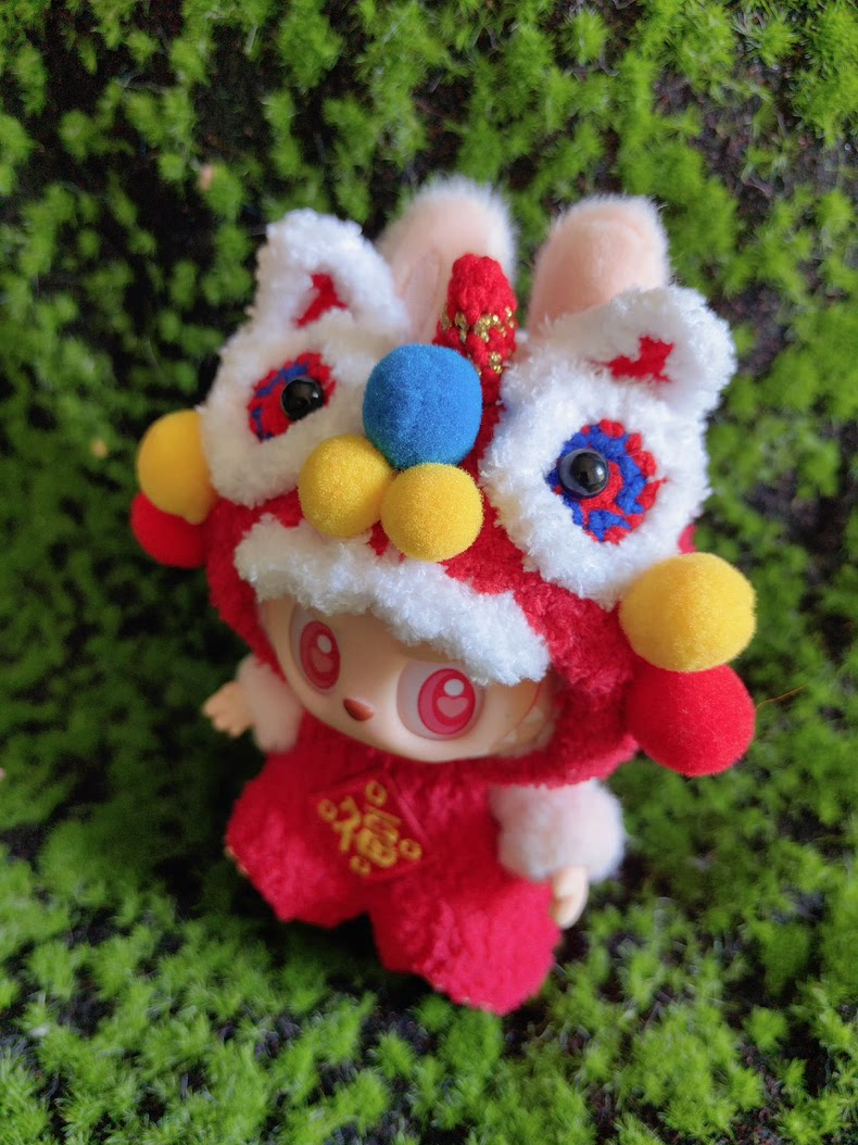 Exclusive Labubu's Ltd. 醒狮 Plush Outfit – Festive, Durable & Collectible by POP MART - Image 8