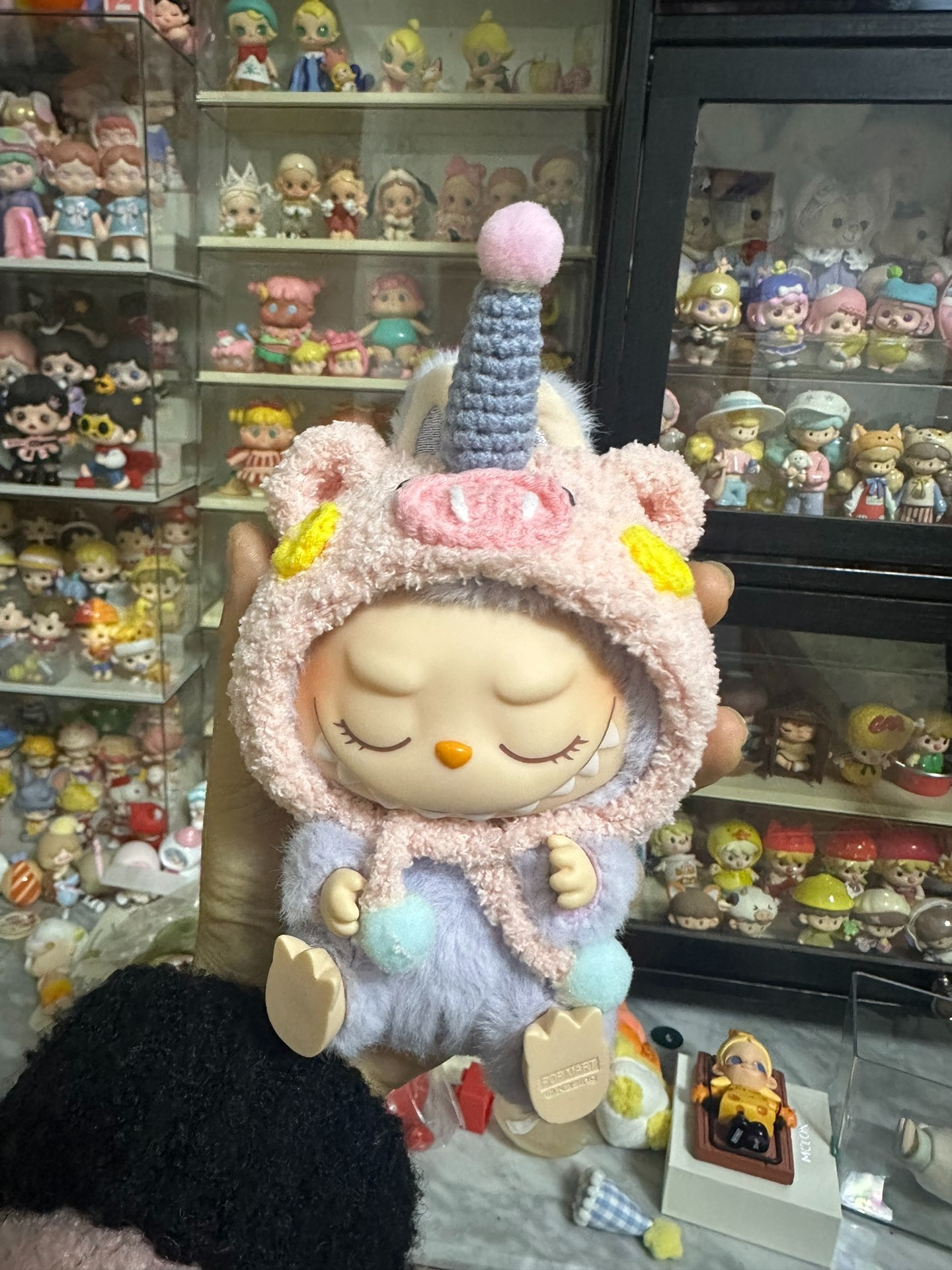 Whimsical LABUBU Pig Outfit with Unicorn Hat – Soft, Collectible & Adorable Doll Costume - Image 2