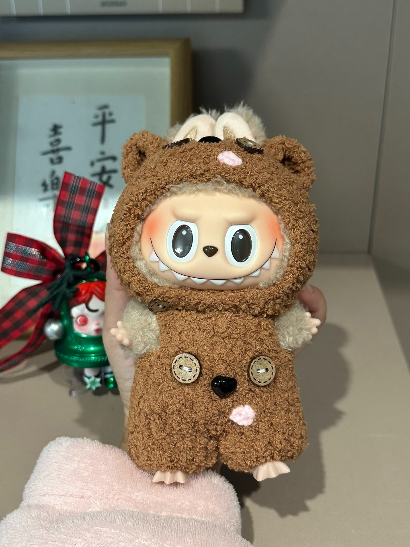 Charming LABUBU Bear Costume Doll – Plush, Durable & Perfect for Collectors & Gifting - Image 3