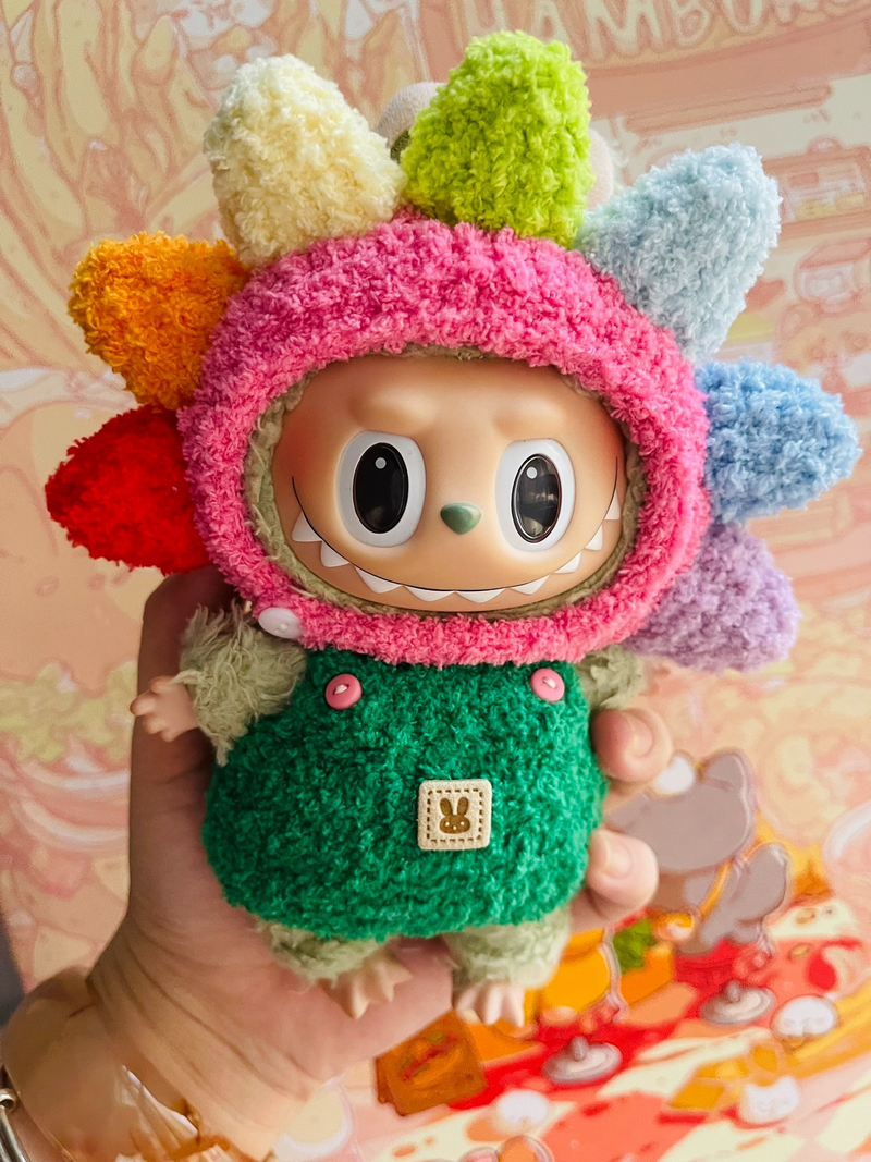 Whimsical Labubu Doll Outfit – Vibrant, Plush & Playful Bunny Design - Image 1
