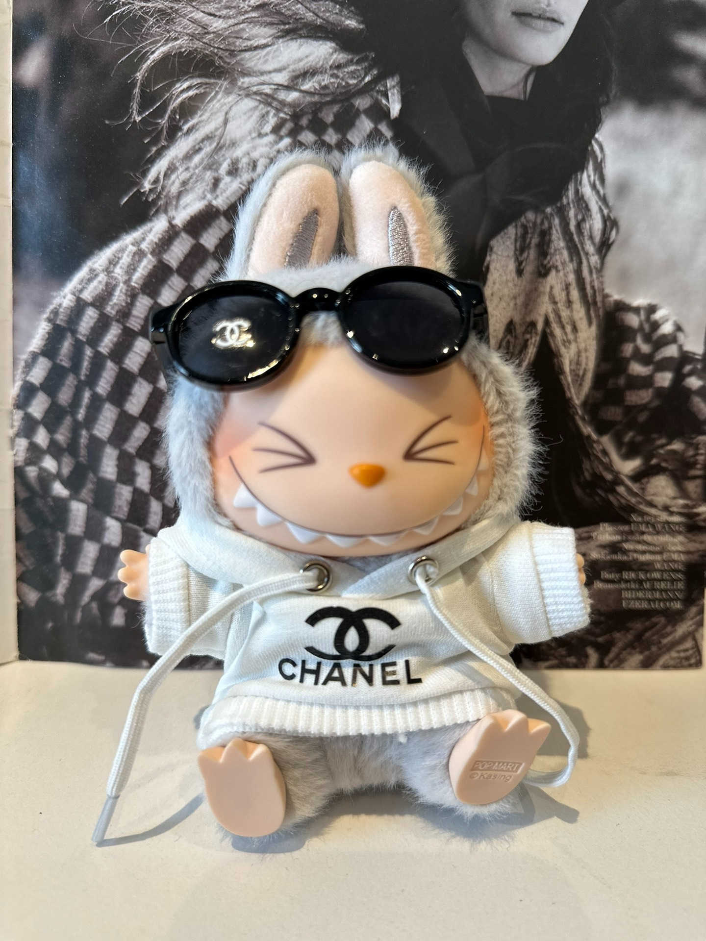 Stylish LABUBU Doll Hoodie & Sunglasses Set – Designer-Inspired, Vibrant Colors, Durable & Playful Fashion Ensemble - Image 7