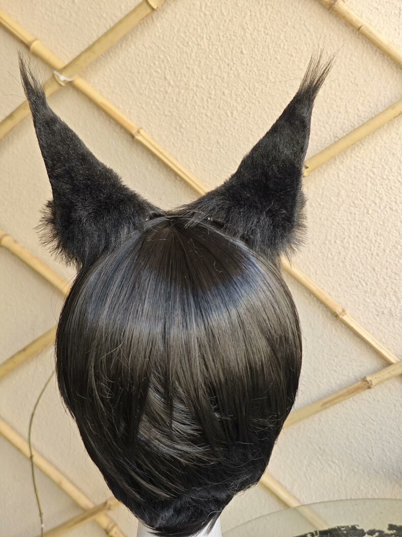 Lifelike Serval Ears – Premium Handmade Cosplay Accessory - Image 5
